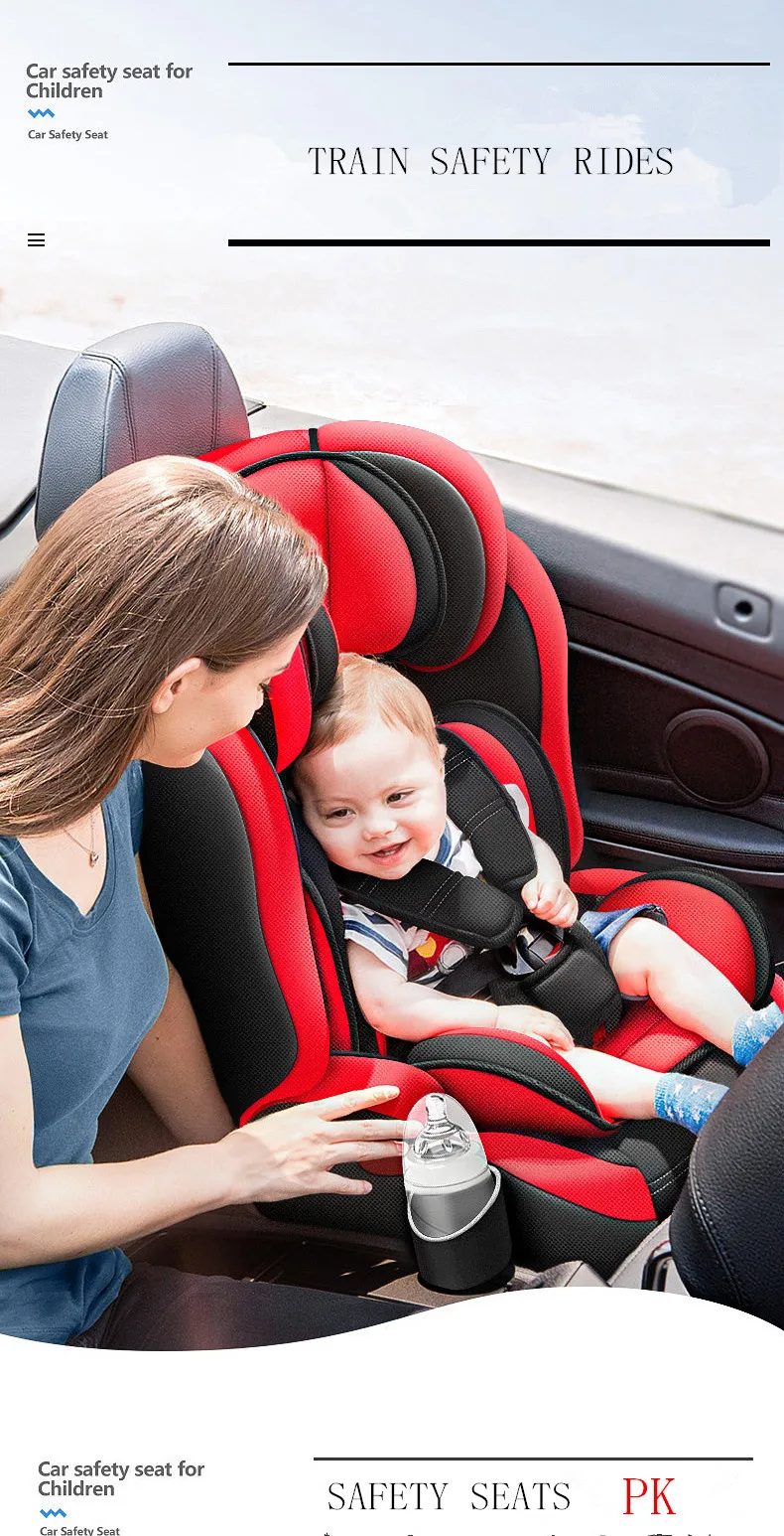 Hot Sale Carmind Child Car Safety Seat for 9 M-12 Y Old with Soft Connector ISOFIX and LATCH Forward-facing Universal Car Seats