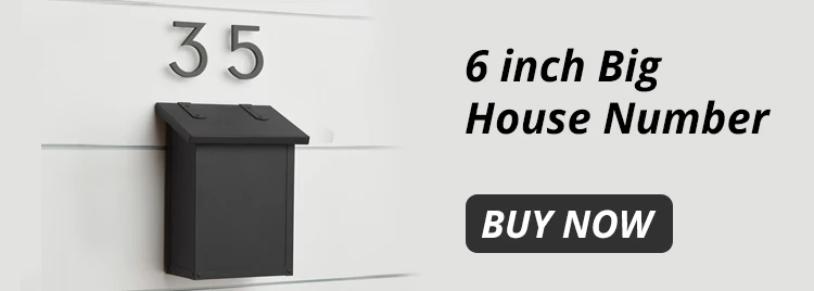 12cm Big 3D Modern House Number Door Home Address Numbers for House Number Digital Door Outdoor Sign Plates 5 Inch. #0-9 Black 12cm Big 3D Modern House Number Door Home Address Numbers for House Number Digital Door Outdoor Sign Plates 5 Inch. #0-9 Black
