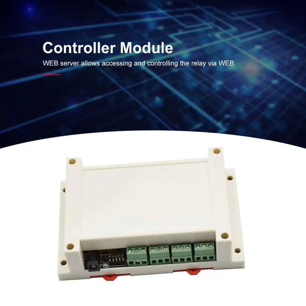 

8 Channels Relay Integrated 250V/AC 10A Ethernet TCP/IP RJ45 Port Remote Controller Board With Reset function