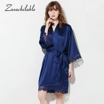 

Zaxachilable 2019 New Bridesmaid Robes Womens Robes Sleepwear Bathrobe Bathrobe