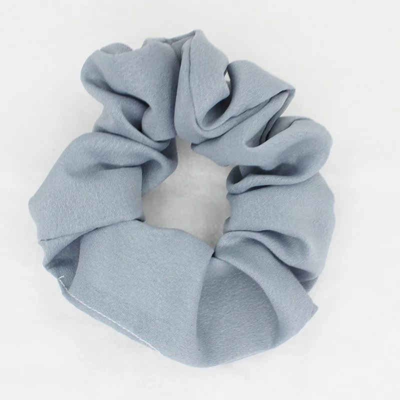 Серый LOVINGSHA свет Цвет Для женщин волос Accesorios дамы волосы галстук Scrunchie Мода девушка Хвостик Волос Держатель каната CHD008 - Цвет: Серый