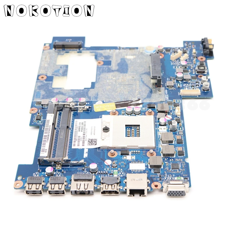 NOKOTION PIWG2 LA-675AP материнская плата для lenovo G570 материнская плата для ноутбука HM65 UMA DDR3 полный тест