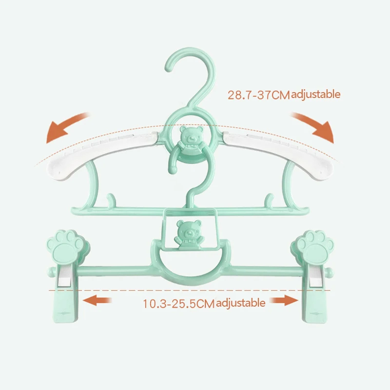 Выдвижные детские вешалки Толстая Прочная Пластиковая Полка для детской одежды