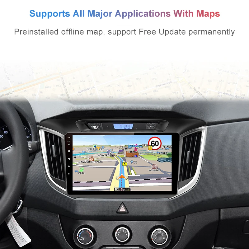 Flash Deal Junsun V1 2G+32G Android 8.1 For hyundai creta ix25 2014 2015-2018 Car Radio Multimedia Video Player Navigation GPS 2 din dvd 2