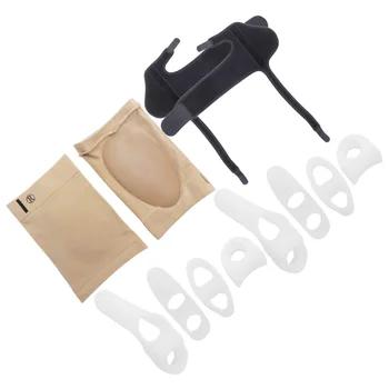 

1 Set of 12PCS Hallux Valgus Correctors Thumb Toe Correcting Band Gel Toe Separator Big Toe Straightener Toe Splint Foot Arch Su