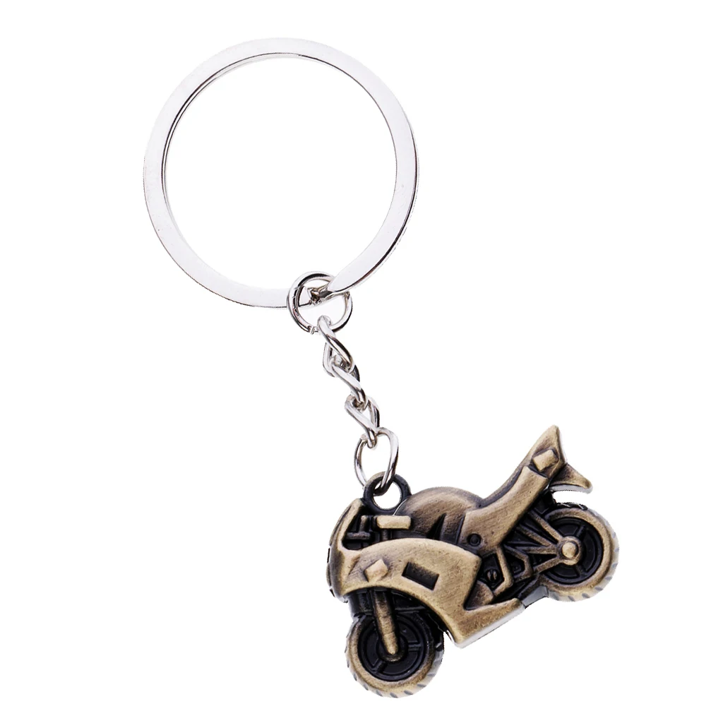 Creative Classic Motorbike Keychain Keyholder Charms Pendant for Men Women
