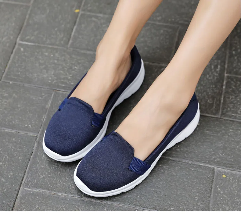 2020 Spring shoes woman sneakers shoes women Breathable Mesh shoes ballet flats ladies slip on flats loafers shoes Plus size (16)