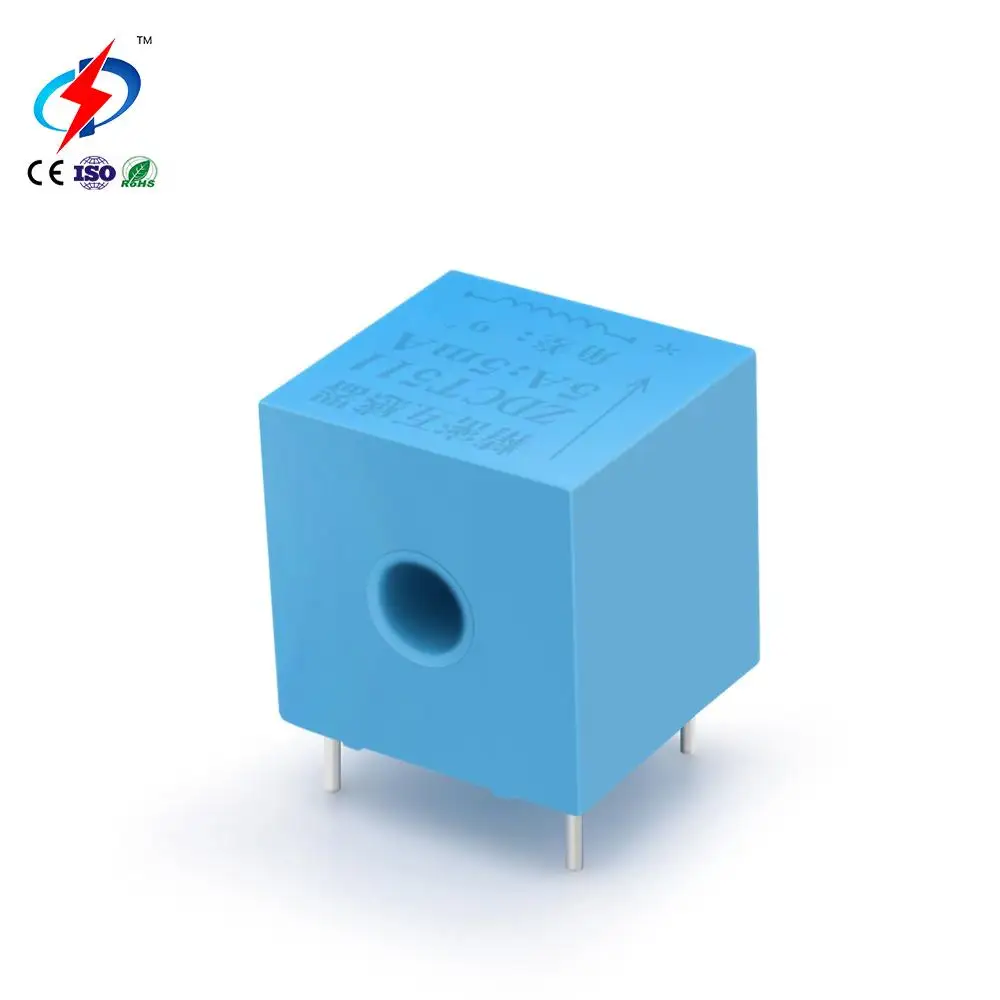 Zhongdun Zdct511 5a 2000/1 0.1class Small Micro Pcb Mount Low Voltage Mini Ct Current Transformer