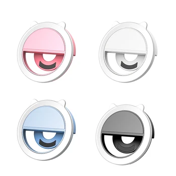

Universal Selfie Lamp Mobile Phone Lens Portable Flash Ring 36 LEDS Luminous Ring Clip Light For IPhone Xiaomi Samsung