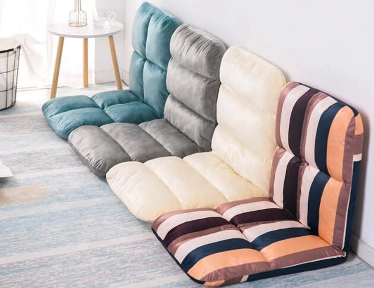 Lazy sofa couch tatami folding single sofa bed back chair floor sofa   larger size