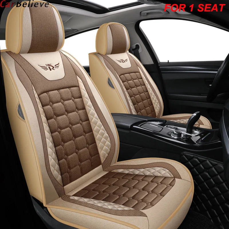 1 шт. льняные автомобильные чехлы для jetta Volkswagen polo 9n polo sedan 6r touareg passat b3 Golf 7 caddy Tiguan аксессуары