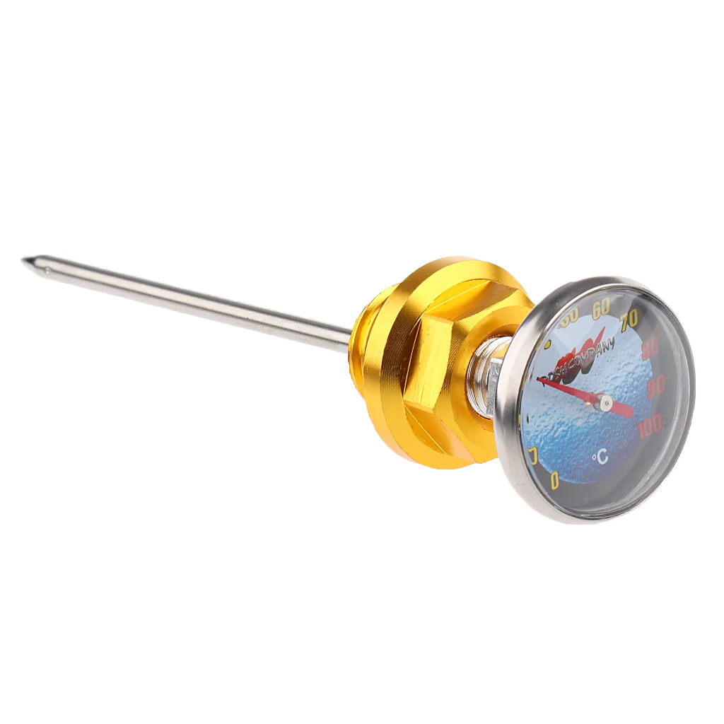 Motorcycle ATV Oil Tank Dipstick With Temp Gauge Meter Body Parts Motorcycle ATV Oil Tank Dipstick With Temp Gauge Meter Body Parts