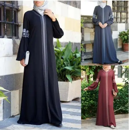 Дубаи Турецкая абайа Бангладеш джеллаба джайлаб femme мусулман Пакистан мусульманское исламское платье Абая одежда Восточный халат из марокена кафтан