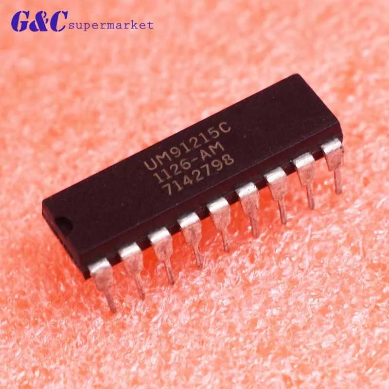 

1PCS/5PCS UM91215C UM91215 91215C Tone / Pulse Dialer DIP 18PIN IC
