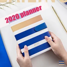 А5 кожа дневник планировщик дня Escolar блокнот журнал ежемесячный недельный школьный планировщик seplants,1-,12 D40