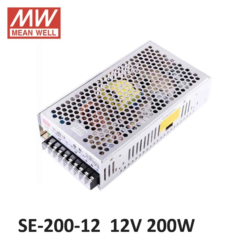 MEAN WELL SE AC DC SMPS 220V импульсный источник питания 5V 12V 24V 48V блок трансформатор led strip100W