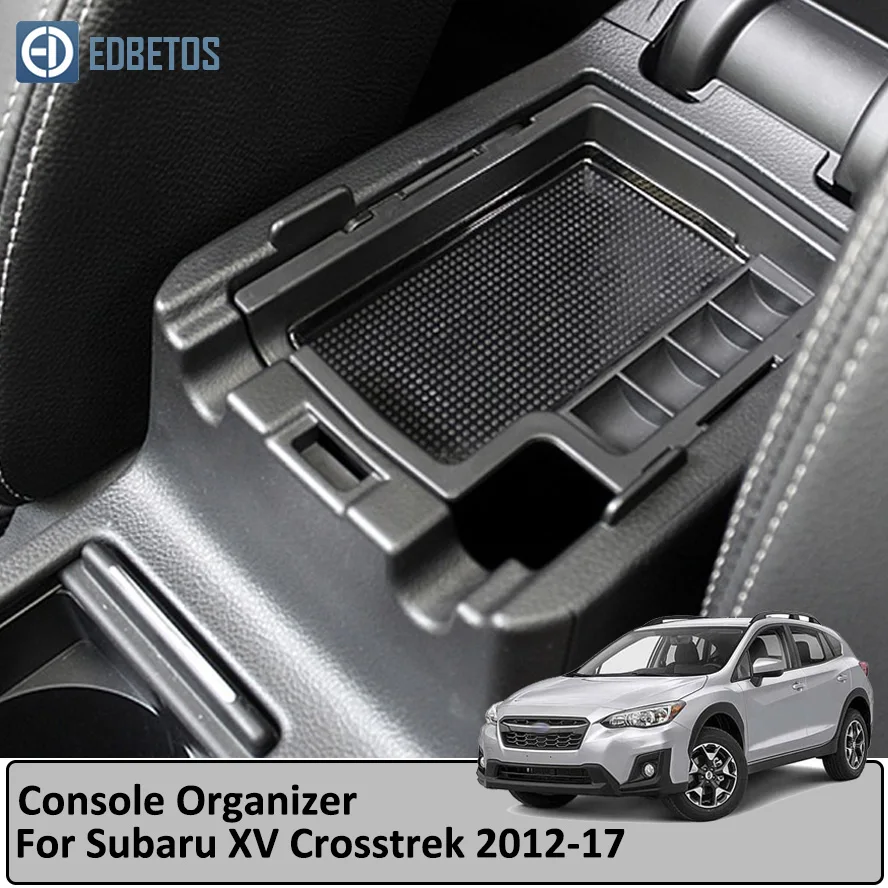 Подлокотник вторичный бардачок для Subaru Xv Crosstrek 2012- центральной консоли Органайзер лоток-Xv укладки