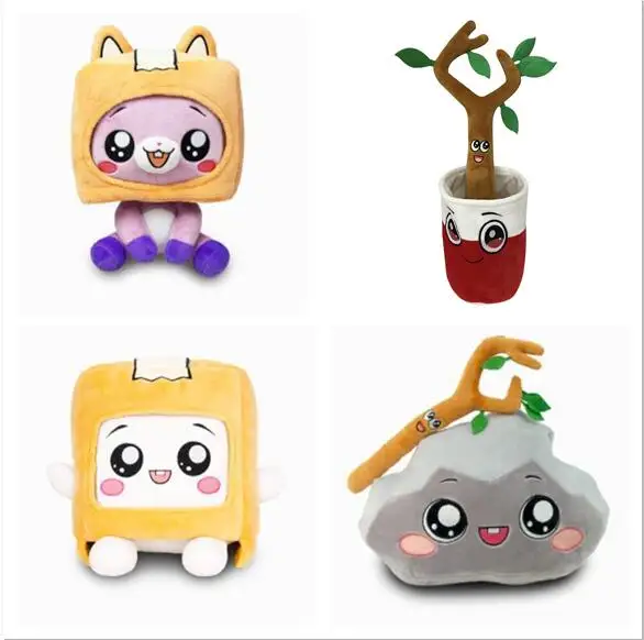 New Lankybox Cartoon Foxy Stone Rocky 