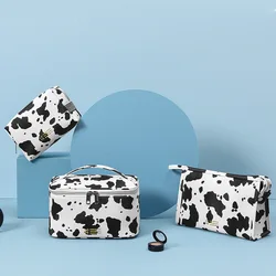 Large-capacity Women's Cosmetic Bag Cow PatternTravel Storage Bags Cosmetics Box Female Toiletry HandBag Organizer Accessories Large-capacity Women's Cosmetic Bag Cow PatternTravel Storage Bags Cosmetics Box Female Toiletry HandBag Organizer Accessories