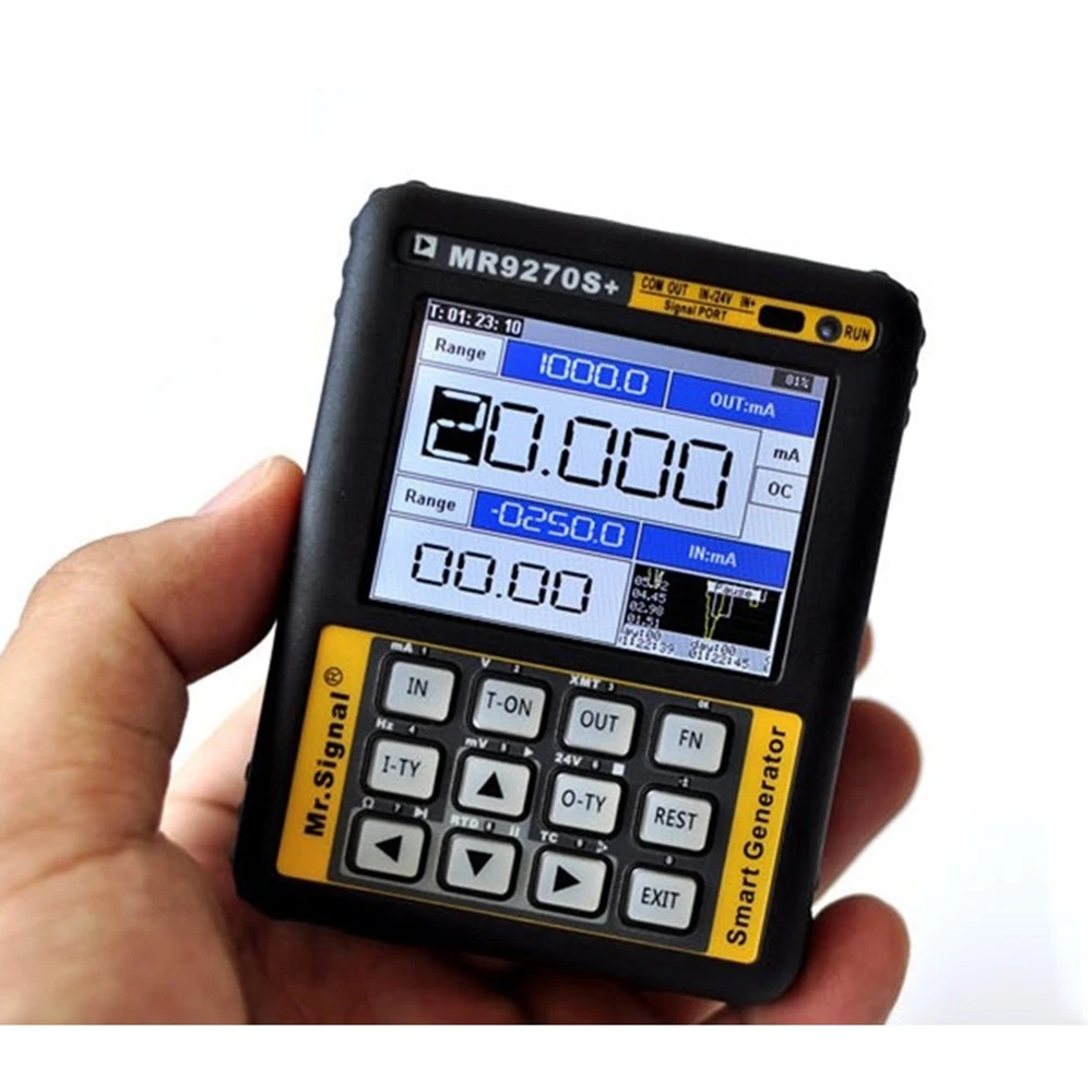 

Upgraded MR9270S+ 4-20mA Signal Generator Calibration Current voltage PT100 thermocouple Pressure transmitter Logger