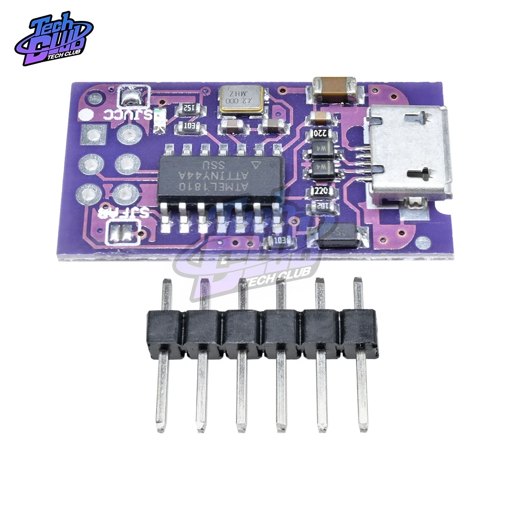 5 в микро usb Tiny AVR ISP ATTINY44 USBTinyISP программатор модуль для загрузчик ардуино