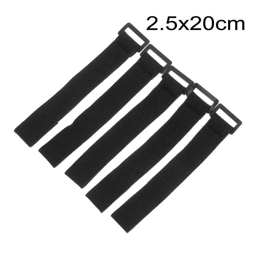 Nylon RC Accessories Hook Loop Tie-down Straps Cable Ties Antiskid Cable