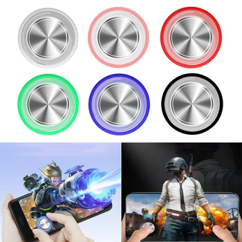 

Q8 Game Joystick Metal Round Button Controller For PUBG Mobile Phone Touch Screen Rocker