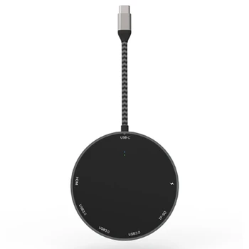 

Type-C to HDMI to USB 3.0,with Wireless Charging and Support for PD