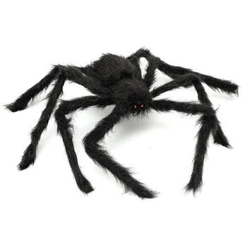 

29 "Giant Spider Plush Spider Red Eye Party Horror Props Decoration Toy Halloween Decoration