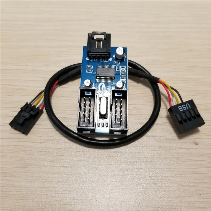 Чехол хост для материнской платы внутренний 9 контактный разъем p USB 1 2