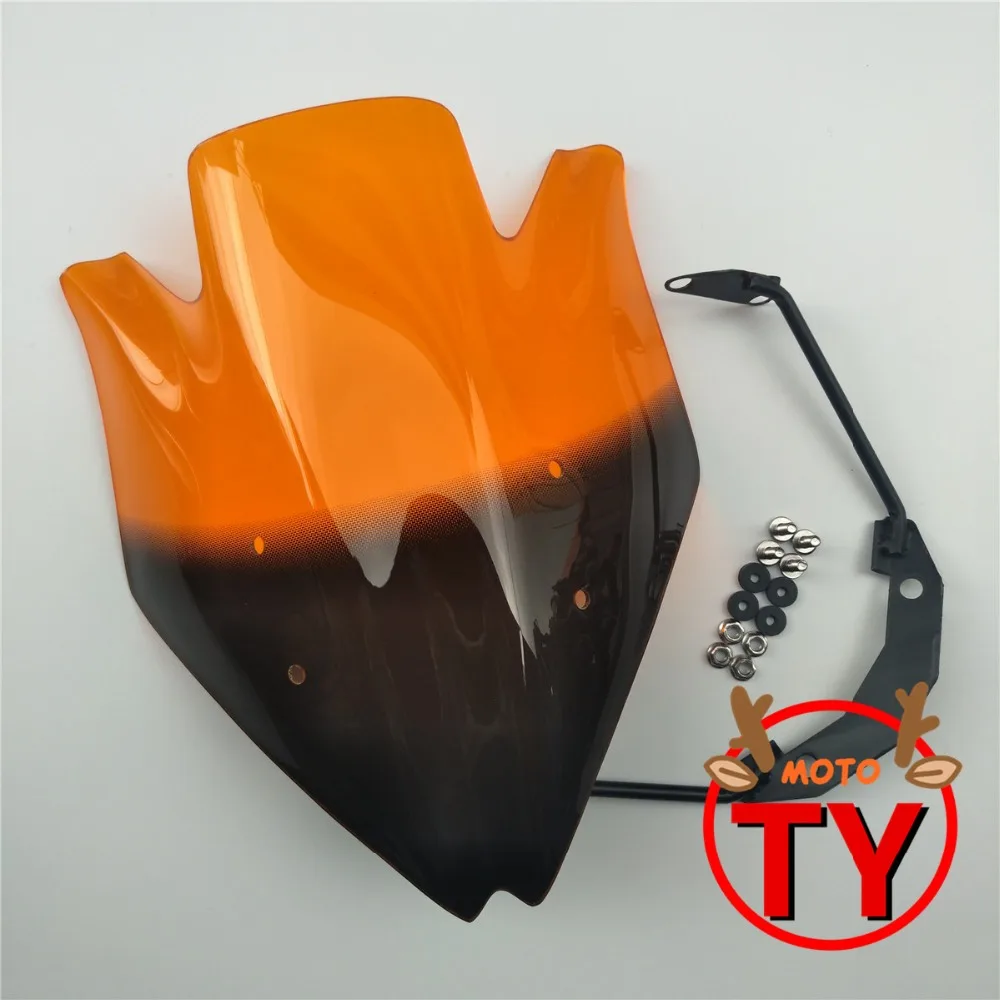 Лобовое стекло мотоцикла с кронштейном для Kawasaki Z750 Z 750 Z750R 2007 2012| |
