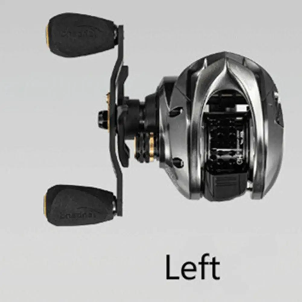 7.2:1 Speed Ratio Right Left Hand Baitcasting Carbon Rocker Arm Fishing Reel GH100 Shallow Spool Fishing Wheel 7.2:1 Speed Ratio Right Left Hand Baitcasting Carbon Rocker Arm Fishing Reel GH100 Shallow Spool Fishing Wheel