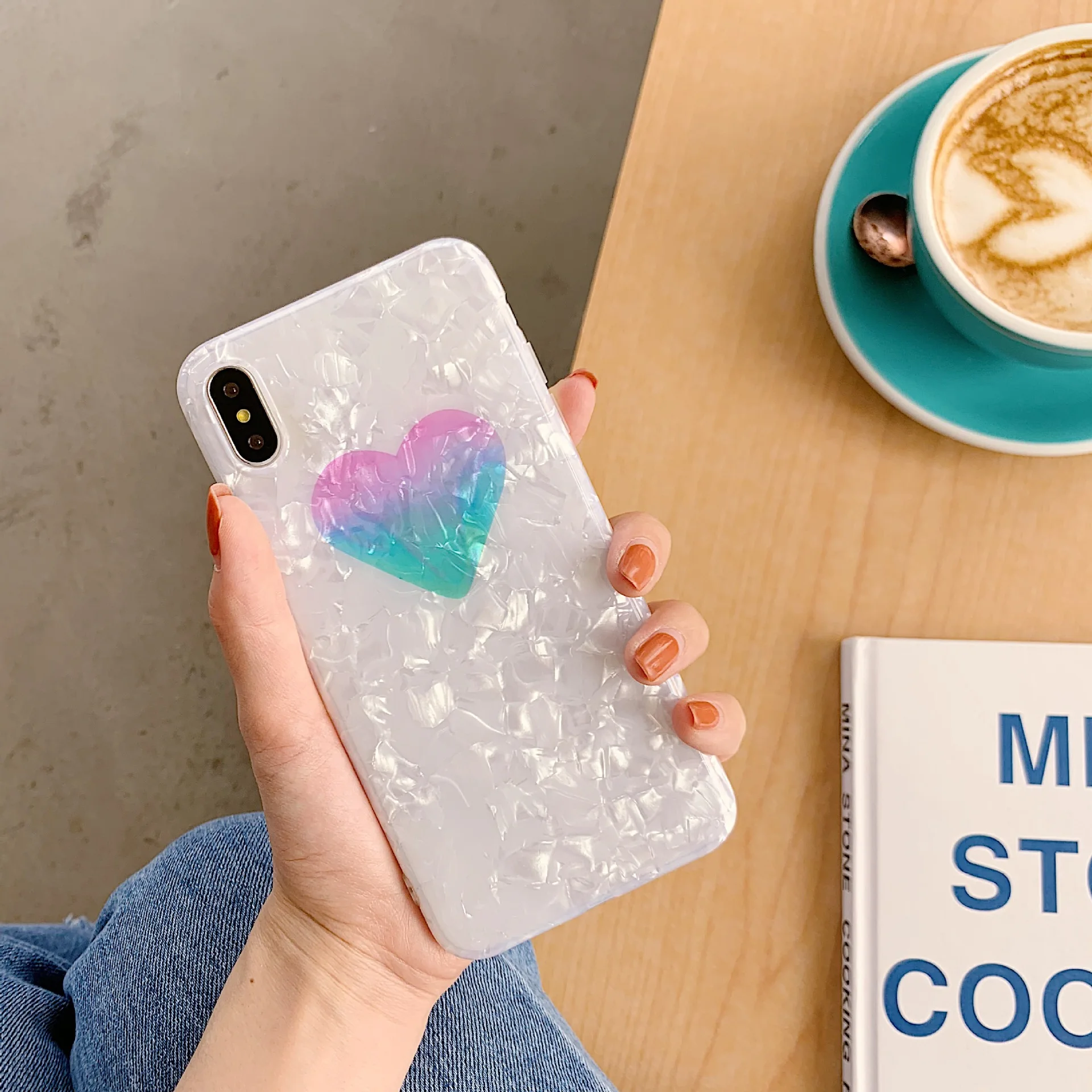 PGSD простая Мода Любовь оболочки текстуры мобильного телефона оболочка для iphone MAX