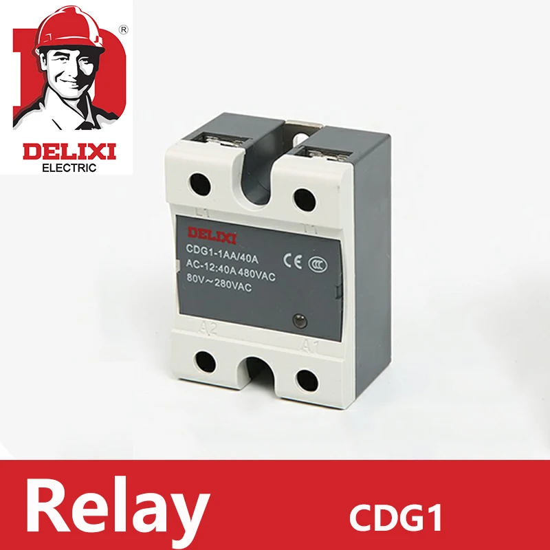 

Solid State Relay SR-25DA -32VDC TO 24-480V AC CDG1-1DA 25A DELIXI