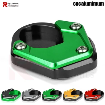

Motorcycle Accessories CNC Side Stand Pad Plate Kickstand Enlarger Support Extension For kawasaki z400 Z 400 Ninja400 2018-2019