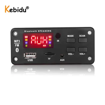 

Big Screen Car Audio USB TF FM Radio Module Wireless Bluetooth 5V 12V MP3 WMA Decoder Board MP3 Player with Remote Control