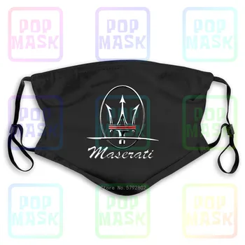 

Dust Mask with Filter New Maserati Italian Luxury Sports Exclusive Cars Pocke Washable Reusable Mask