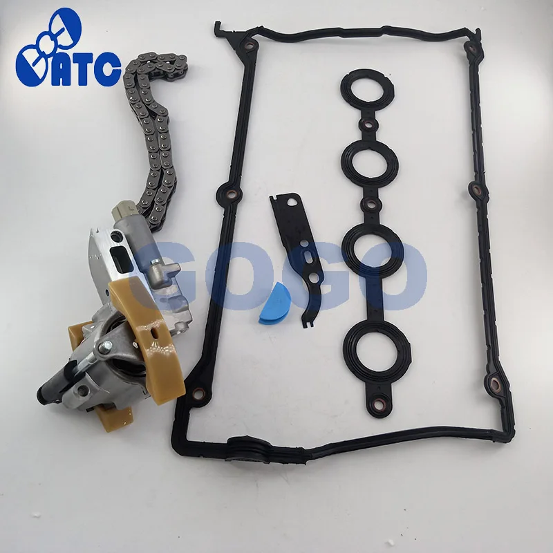Натяжитель цепи+ цепь+ крышка клапана для AUDI SEAT Skoda 1.8L 058109088B, 058109088E, 058109088L, 058109088K