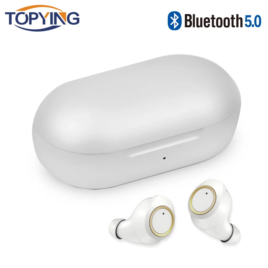 

TOPYING TP01 Wireless Earphone Mini Bluetooth 5.0 stereo handsfree call waterproof earphone with Charging Box For iPhone 6 7 8 X