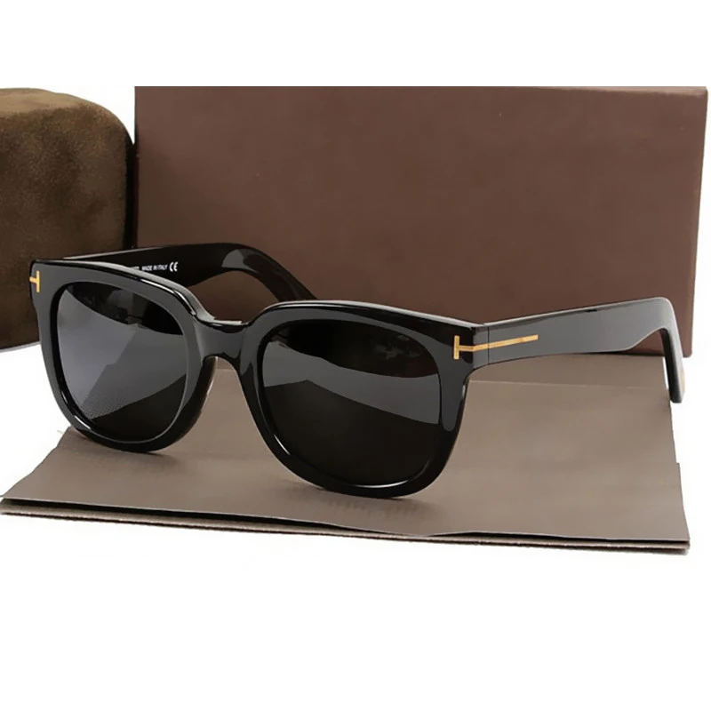 Модные Роскошные брендовые поляризованные солнцезащитные очки для мужчин солнцезащитные очки для женщин водительские Квадратные Солнцезащитные очки для женщин TF211
