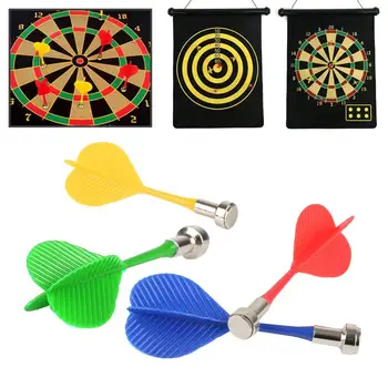 

Plastic Wing-shaped Syringe Darts Nice Magnetic Disk Magnet Darts Bullseye Target Game Toys Safe Darts