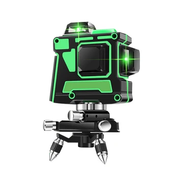 

Green Laser Line Level 3D 12 lines Self-leveling 360 Horizontal and Vertical Cross 5800mAh Powerful Laser Level with Tripod