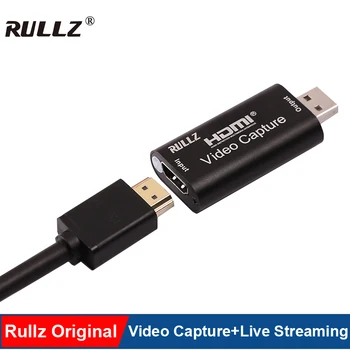 4K 1080P USB 3 0 HDMI karta przechwytywania wideo VHS USB 2 0 Audio Grabber dla PS4 kamera do gier kamera HD przekaz na żywo płyta rekordowa tanie i dobre opinie RULLZ CN (pochodzenie) HDMI Video capture card + Live streaming box 2in1 Max 1080p 30fps Capture Max 1080p 60fps Capture