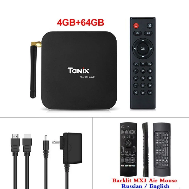 4G64G add MX3 Tanix TX6 Smart Android 9,0 tv Box Allwinner H6 четырехъядерный 2G/4G 16G/3 2G/64G 4K 2,4G/5 GHz двойной WiFi Google Youtube медиаплеер - Цвет: 4G64G add MX3
