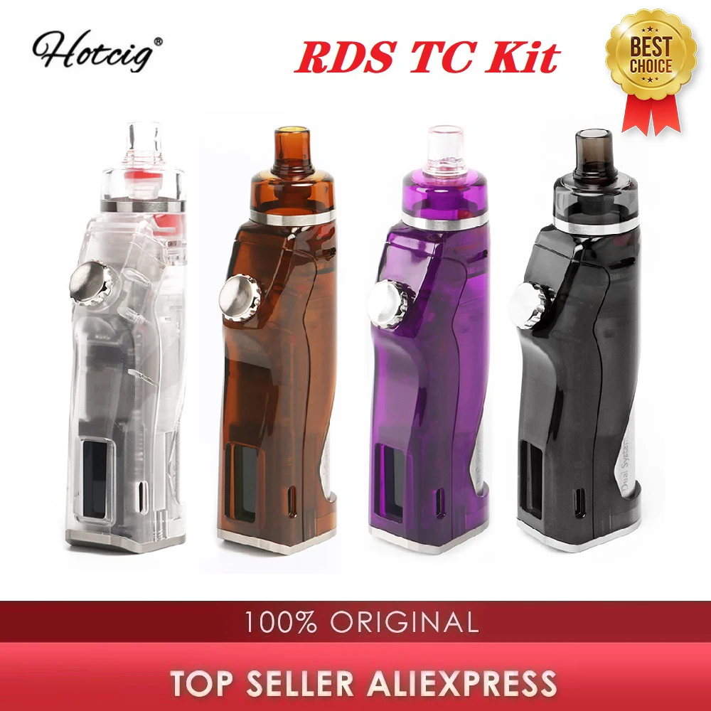 Набор для вейпа Hotcig RDS электронная сигарета с питанием от одной батареи 18650