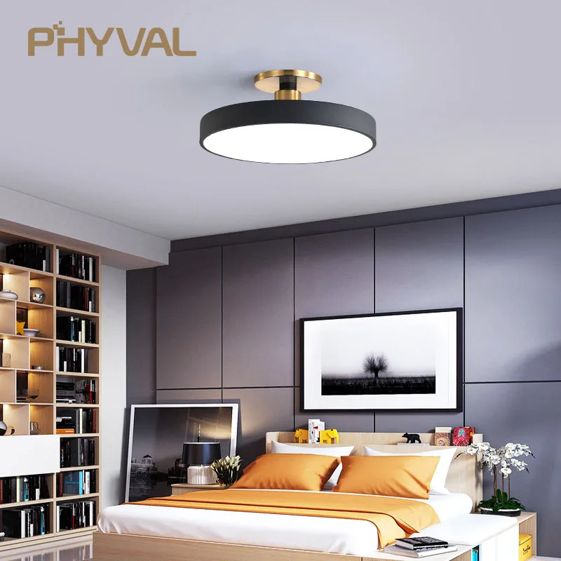 PHYVAL Nordic LED Ceiling Light Creative bedroom Dining Room Lamp Modern Living Room Corridor Aisle Balcony Lights Decor Fixture