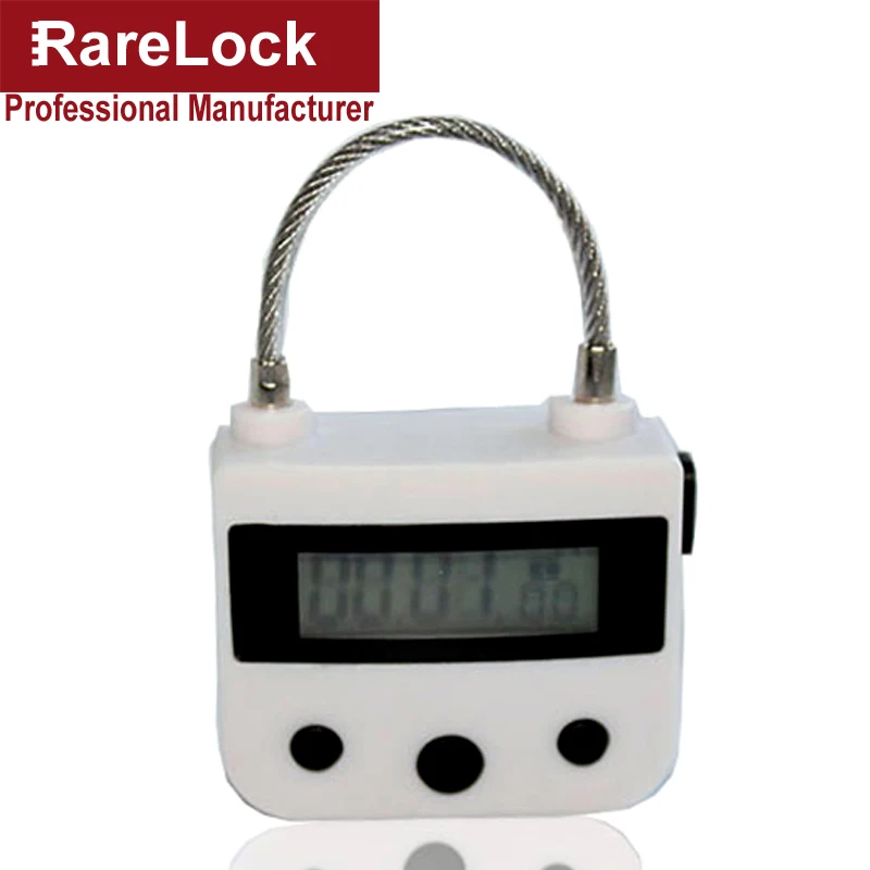 B Rarelock многоцелевой замок висячий замок для выхода курить стоп мобильный телефон лодыжки наручники рот кляп электронный таймер Связывание g1 - Цвет: B
