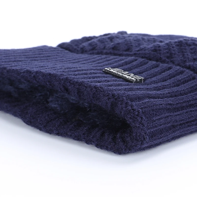 new plush beanie winter man caps winter woman caps skullies warm Soft cap knit beanie 2 Pieces Set sport unisex popular
