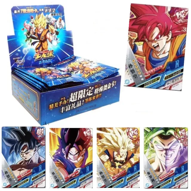 Original Dragon Balles Super Saiya Cartas Z TCG Game Cards Japanese Anime GT Collection Card Children Christmas Gift 1