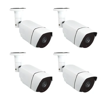 

4PCS CCTV Camera 2.0MP CMOS Color 1080P POE High-resolution Nightvison Indoor Bullet Camera Analog Security Camera